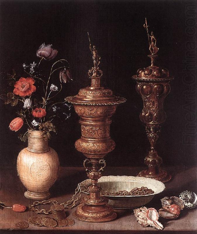 PEETERS, Clara Still-Life with Flowers and Goblets a china oil painting image